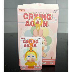 Popmart Crying Again Vinyl Face Plush Keychain - Duck You‎